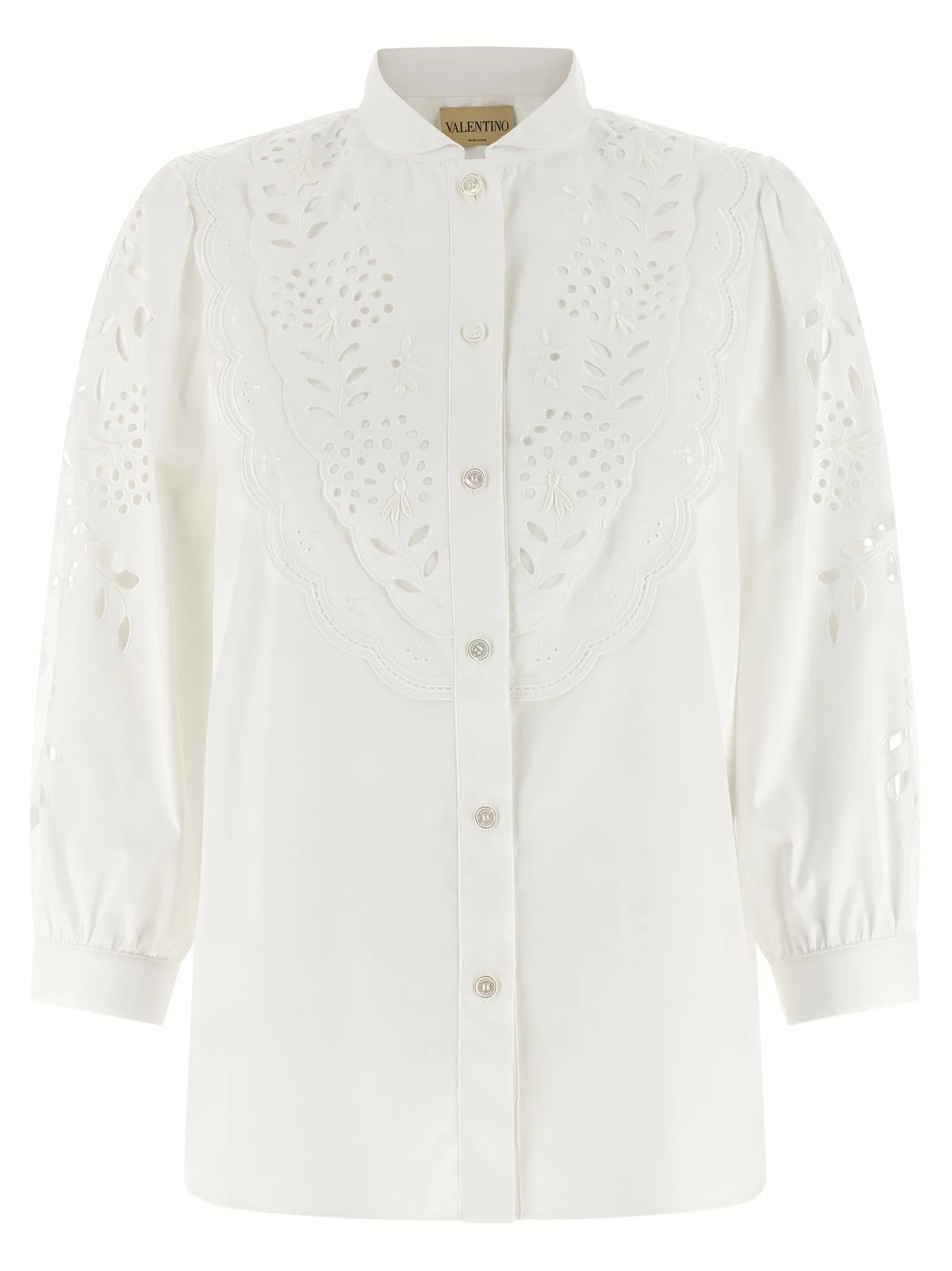 Shirt Valentino Garavani Embroidered Sangallo Shirt And Blouse White sold by Wanan Luxury