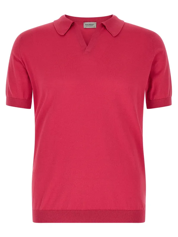 Noah Polo Fuchsia made by John Smedley