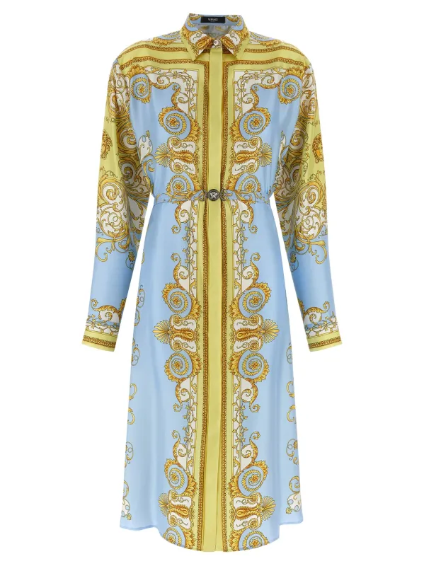 Spring Barocco Dresses Light Blue sold by Wanan Luxury
