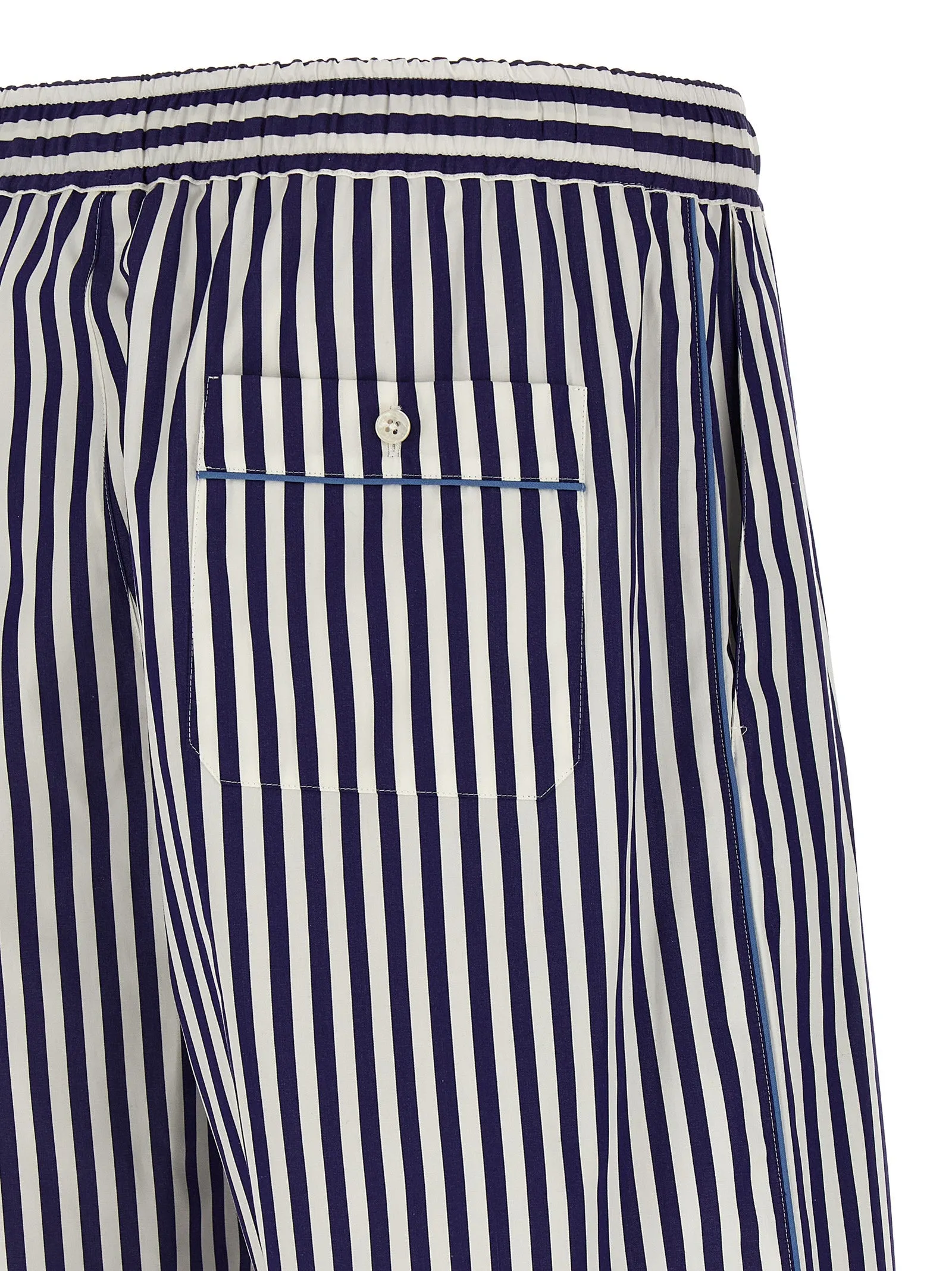 Striped Bermuda Shorts Bermuda And Short Blue sold by Wanan Luxury product image thumbnail 4