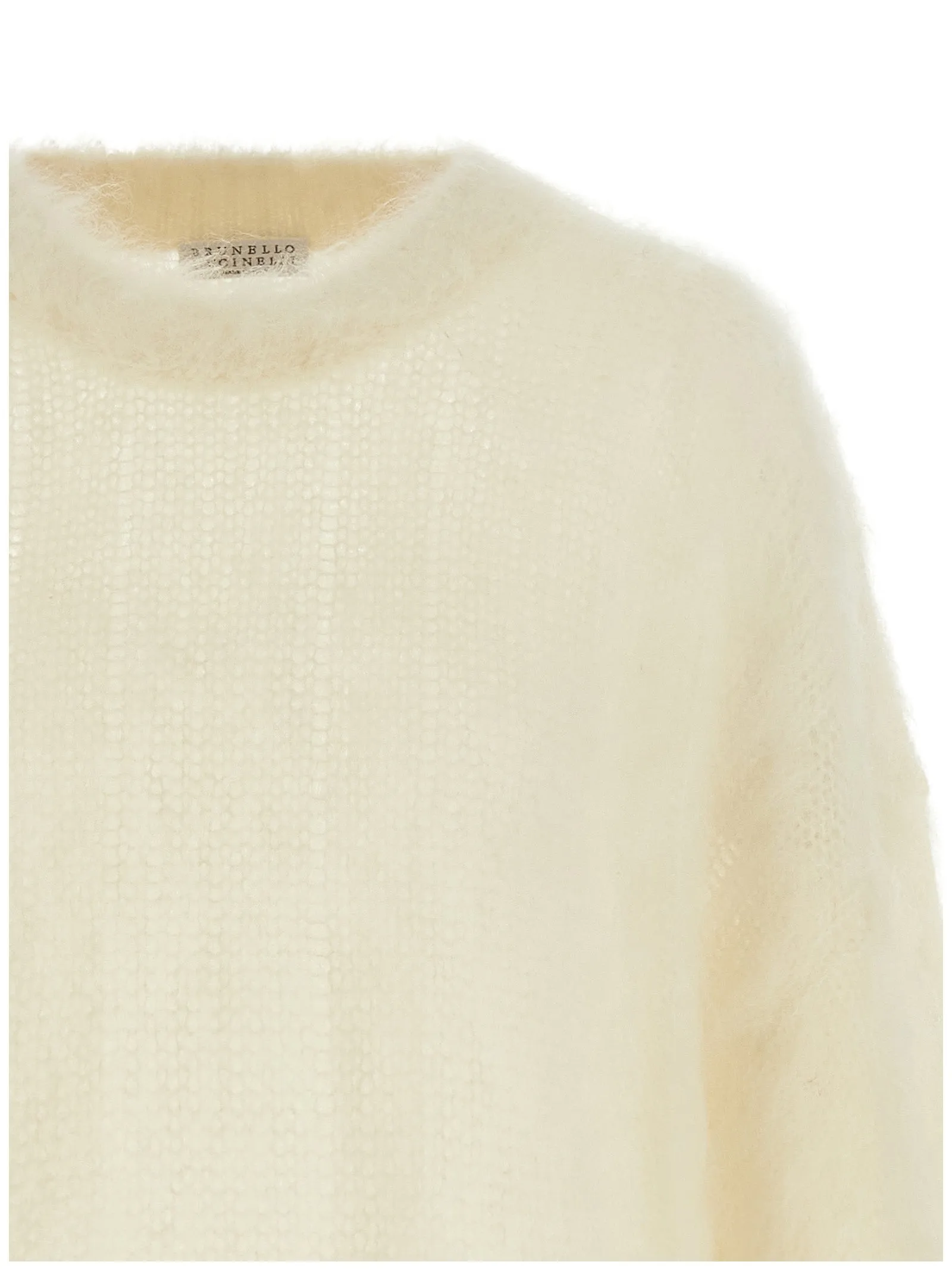 Mohair Silk Sweater Sweaters And Cardigans White sold by Wanan Luxury product image thumbnail 3