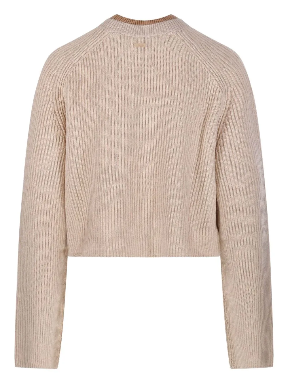 Crew Neck Sweater In Cashmere Wool sold by Wanan Luxury product image thumbnail 4
