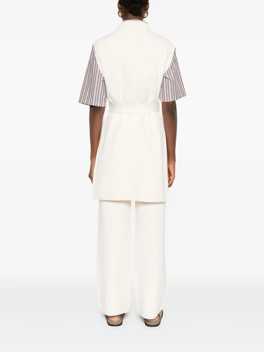 Belted Long Vest sold by Wanan Luxury product image thumbnail 3