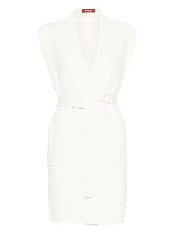 Belted Long Vest sold by Wanan Luxury