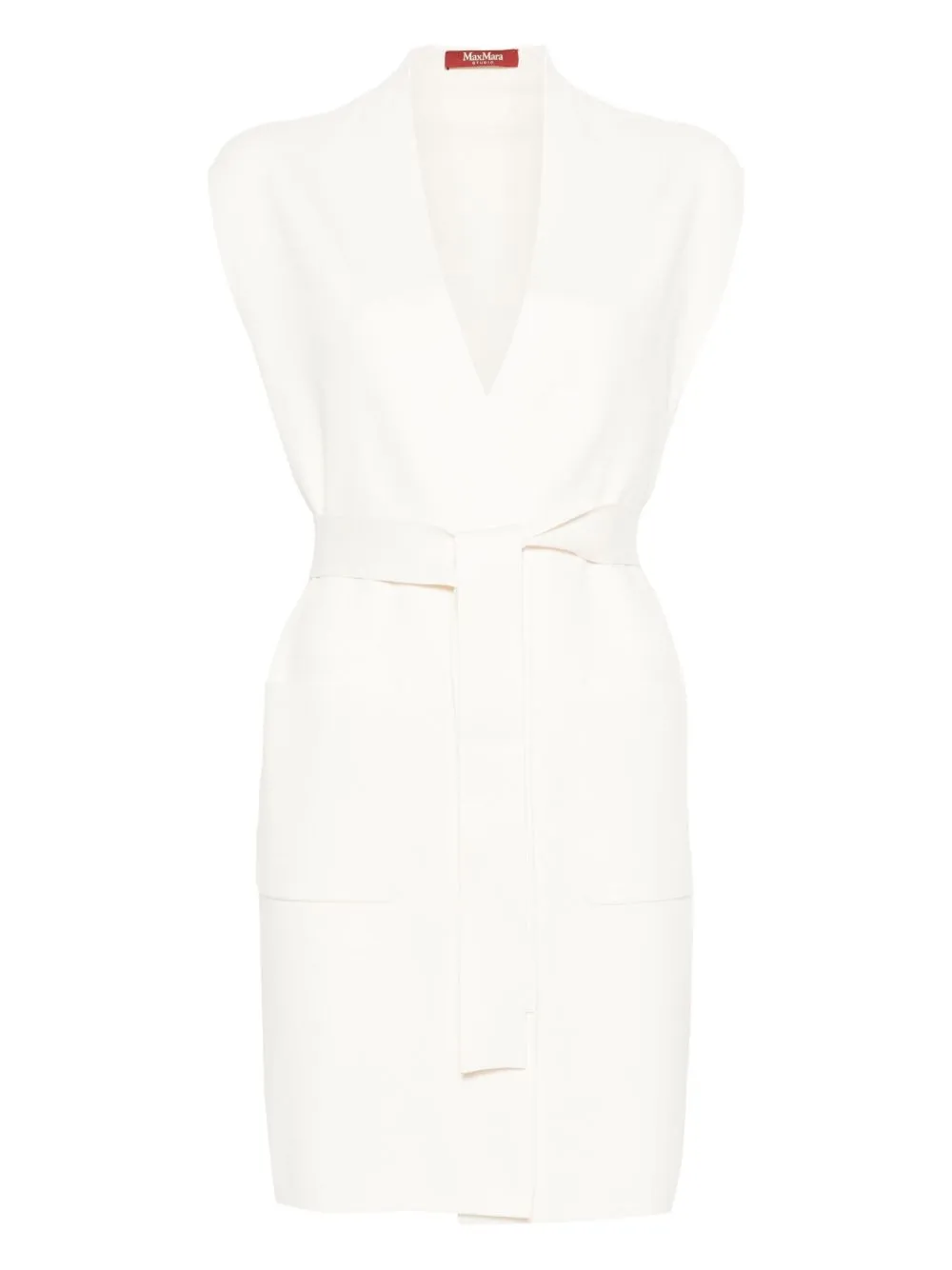 Belted Long Vest sold by Wanan Luxury