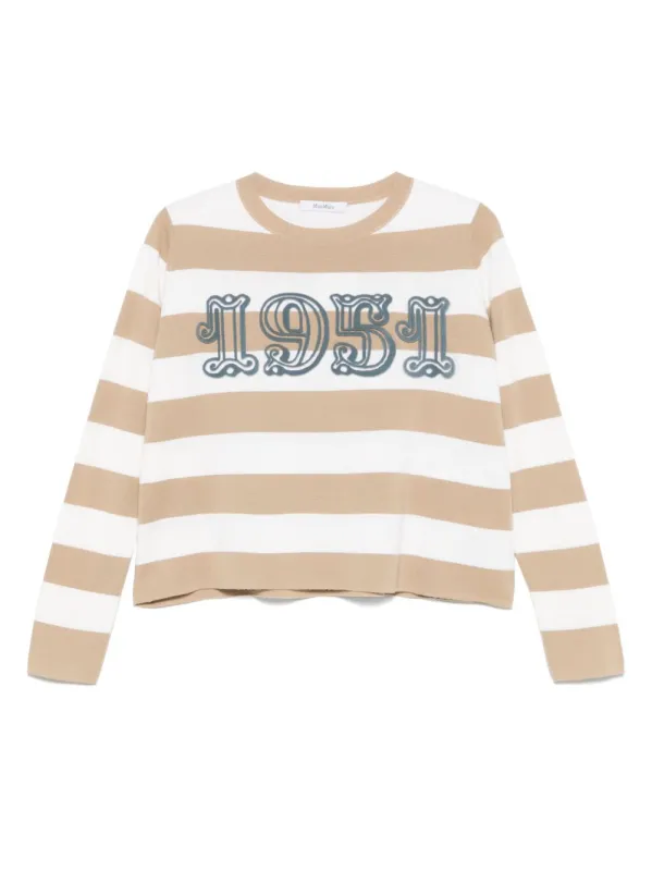 Wool Striped Sweater sold by Wanan Luxury