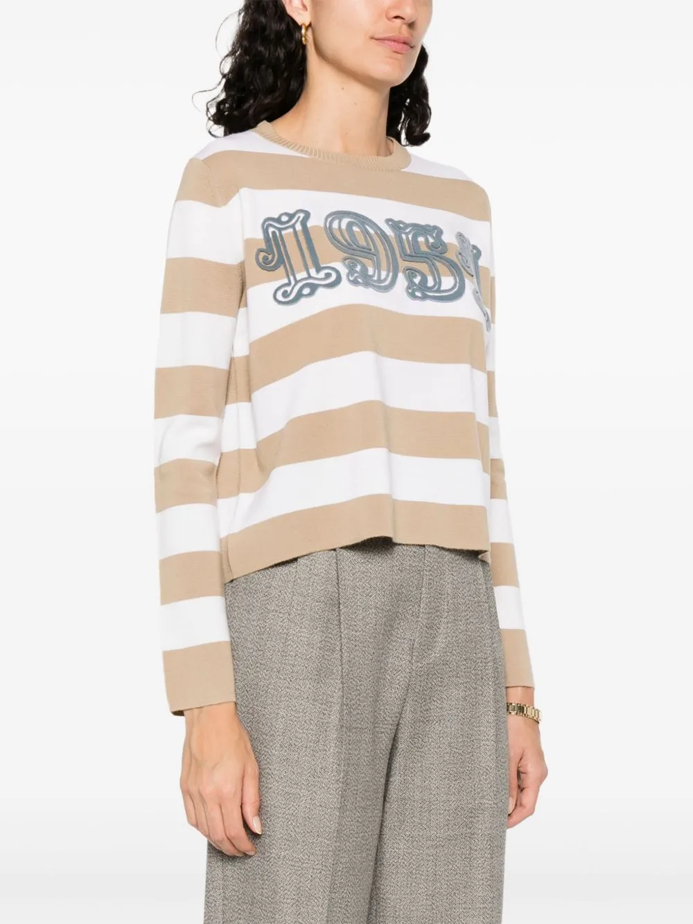 Wool Striped Sweater sold by Wanan Luxury product image thumbnail 2