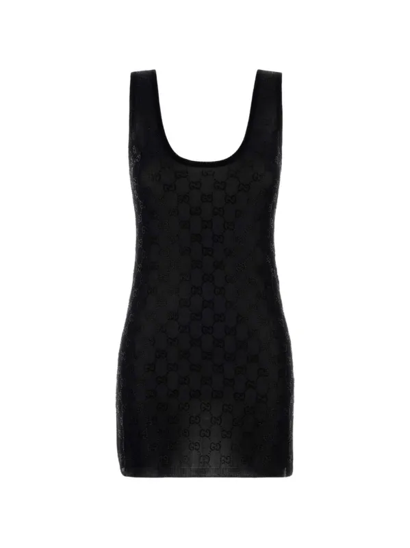 Gg Crystal Mini Dress made by Gucci