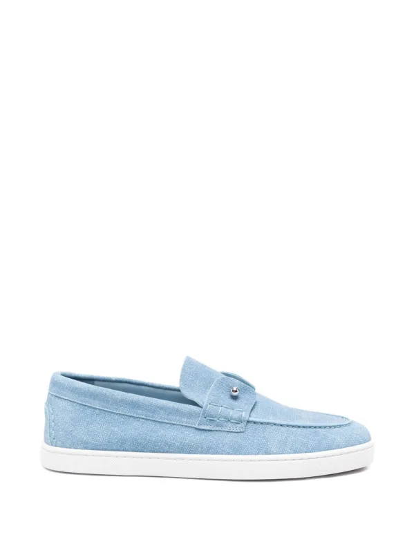 Chambeliboat Suede Leather Loafers made by Christian Louboutin