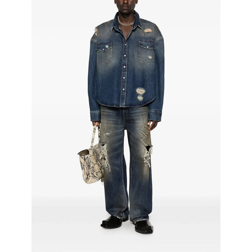 Shirts Blue sold by Wanan Luxury product image thumbnail 5