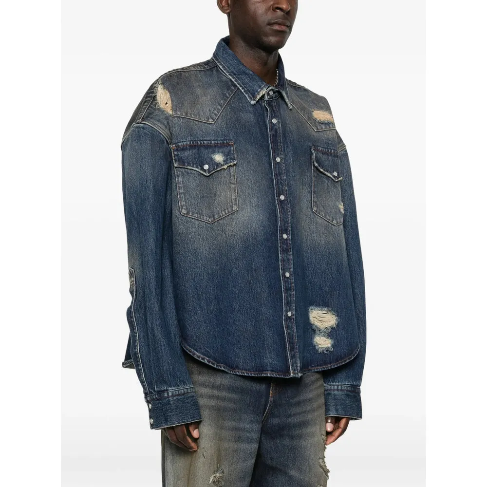 Shirts Blue sold by Wanan Luxury product image thumbnail 3