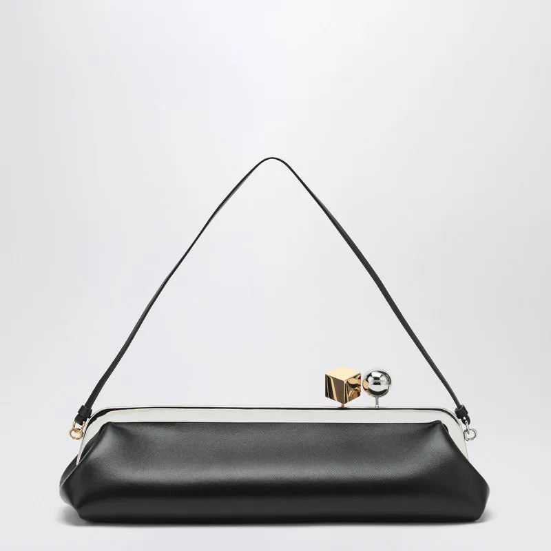 Salon Black Leather Pouch sold by Wanan Luxury product image thumbnail 2