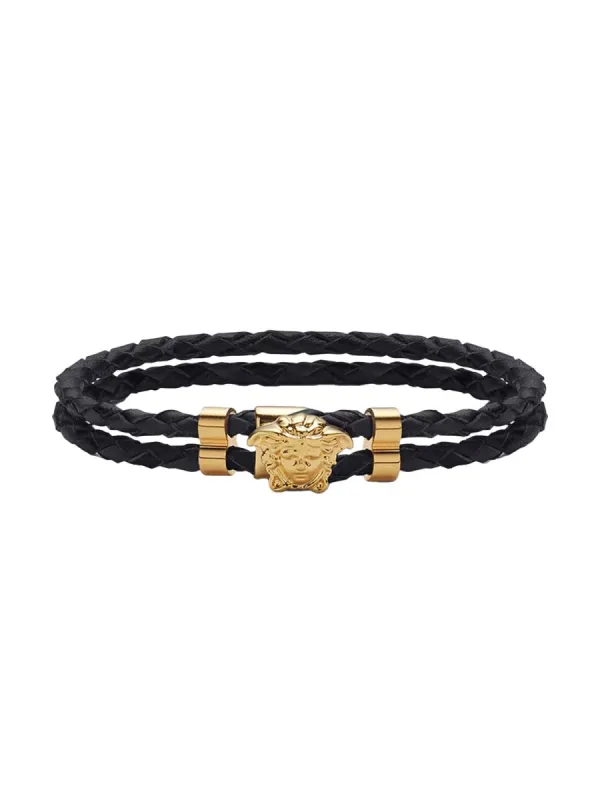 Bracciale In Pelle "La Medusa" sold by Wanan Luxury
