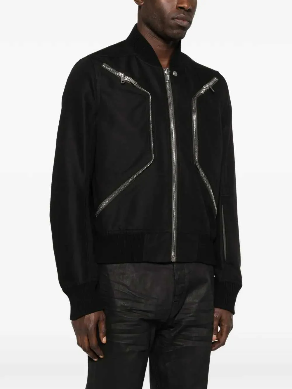 Zip-Up Bomber Jacket sold by Wanan Luxury product image thumbnail 3