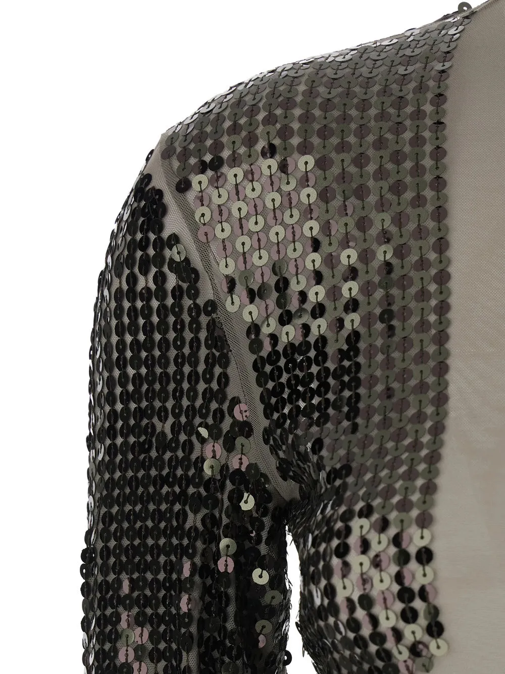 Sequin-Embellished Top sold by Wanan Luxury product image thumbnail 3