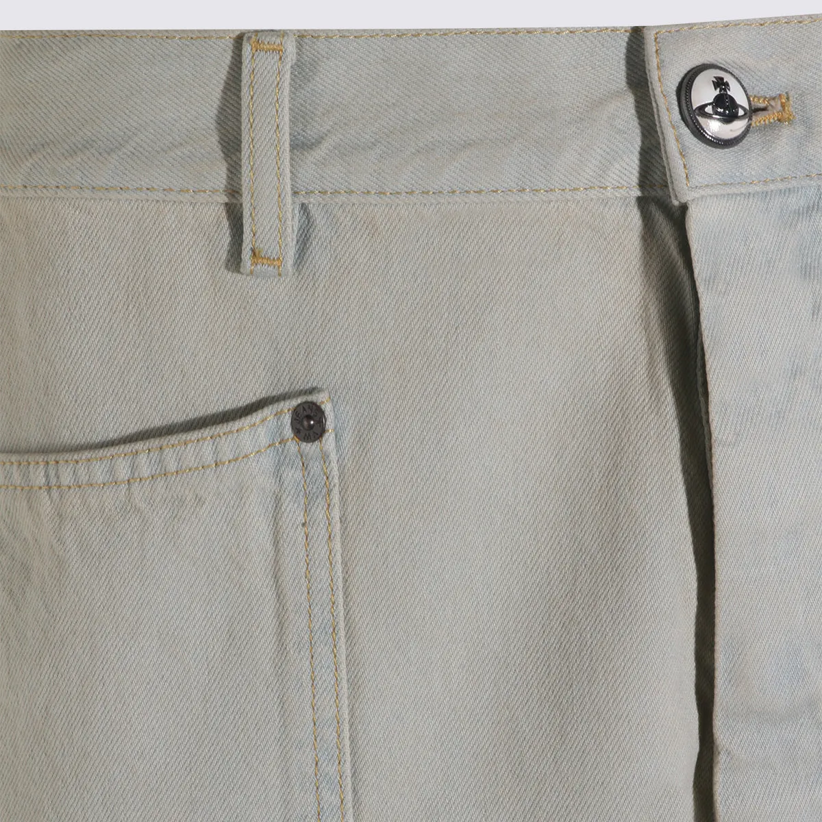 Trousers Blue And Green sold by Wanan Luxury product image thumbnail 3