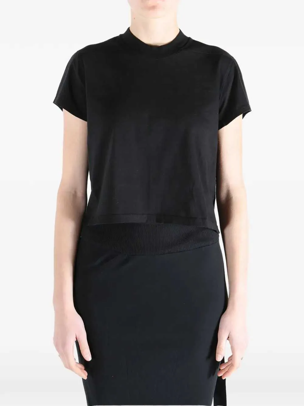 Ribbed Neckline T-Shirt sold by Wanan Luxury product image thumbnail 3