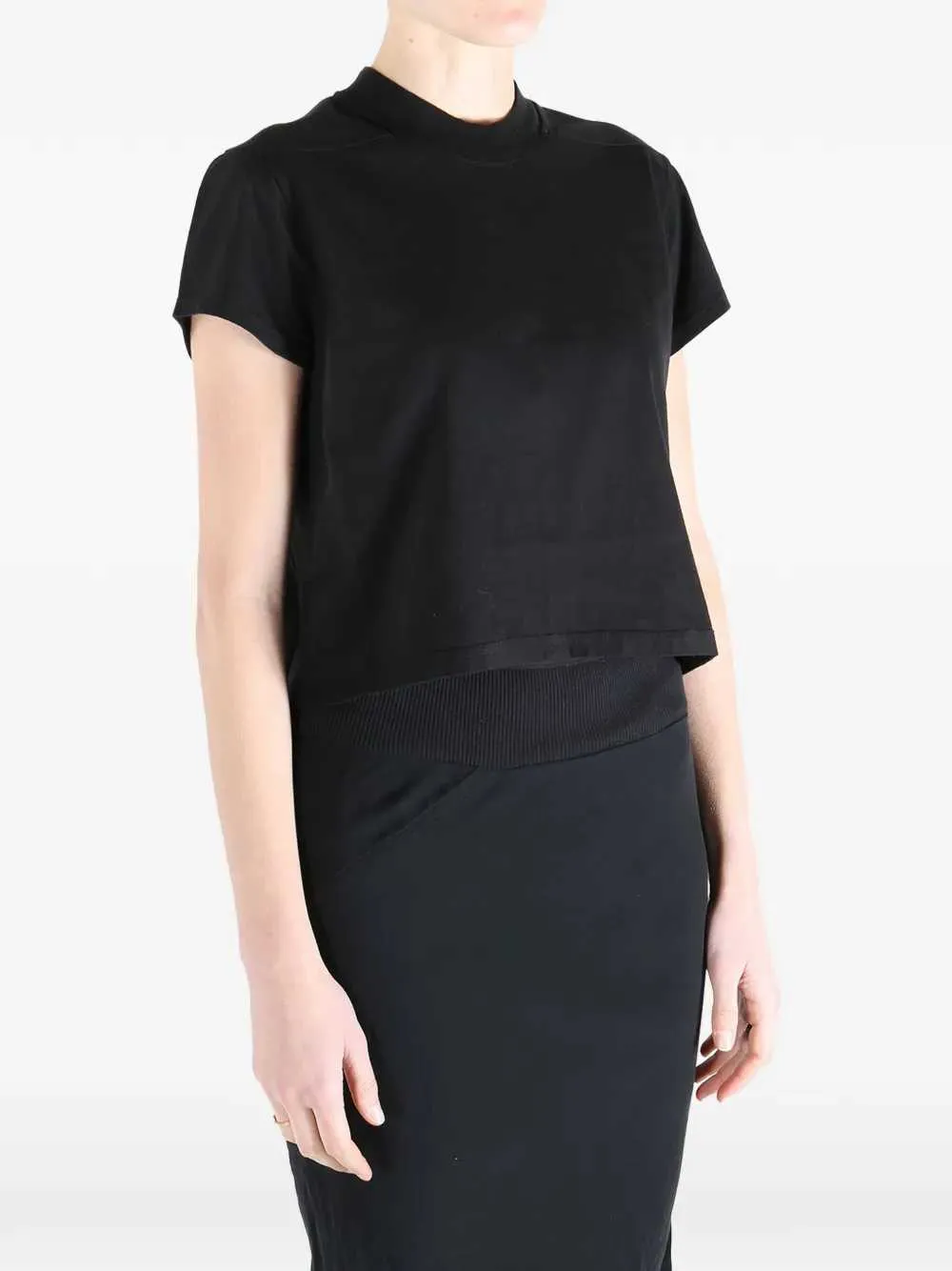 Ribbed Neckline T-Shirt sold by Wanan Luxury product image thumbnail 4