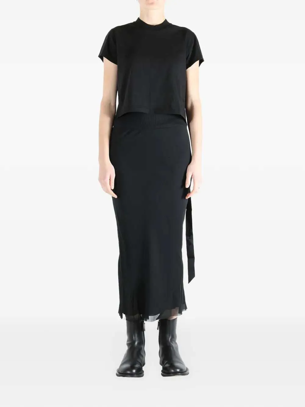 Ribbed Neckline T-Shirt sold by Wanan Luxury product image thumbnail 2