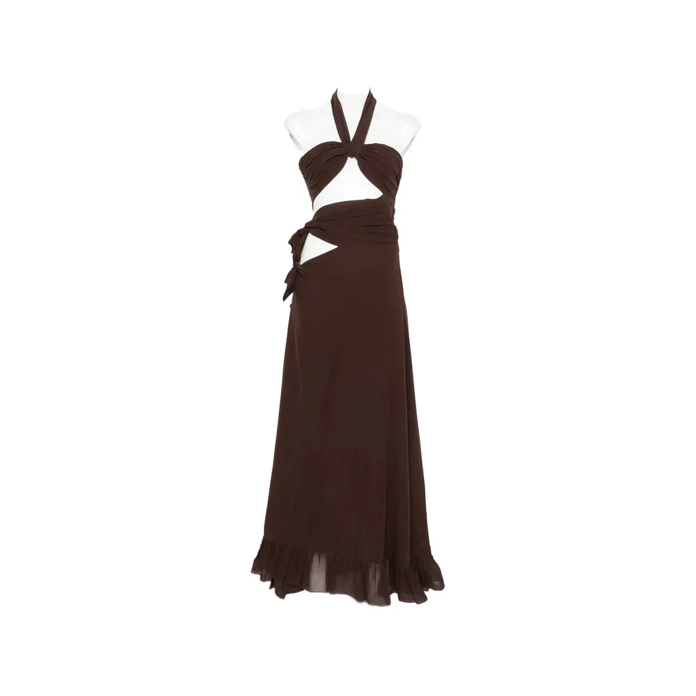 Dresses Brown sold by Wanan Luxury