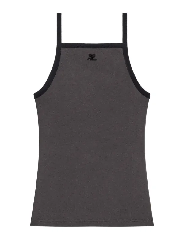 Contrasting Tank Top sold by Wanan Luxury