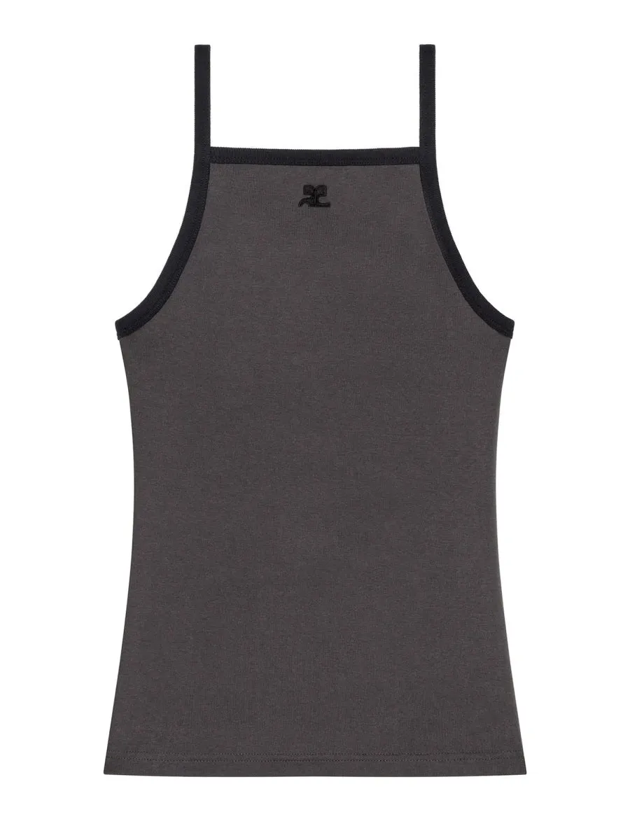 Contrasting Tank Top sold by Wanan Luxury