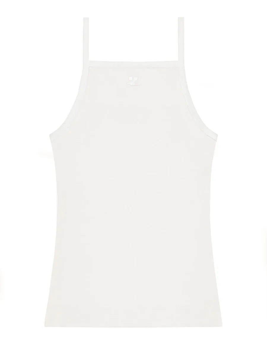 Contrasting Tank Top sold by Wanan Luxury