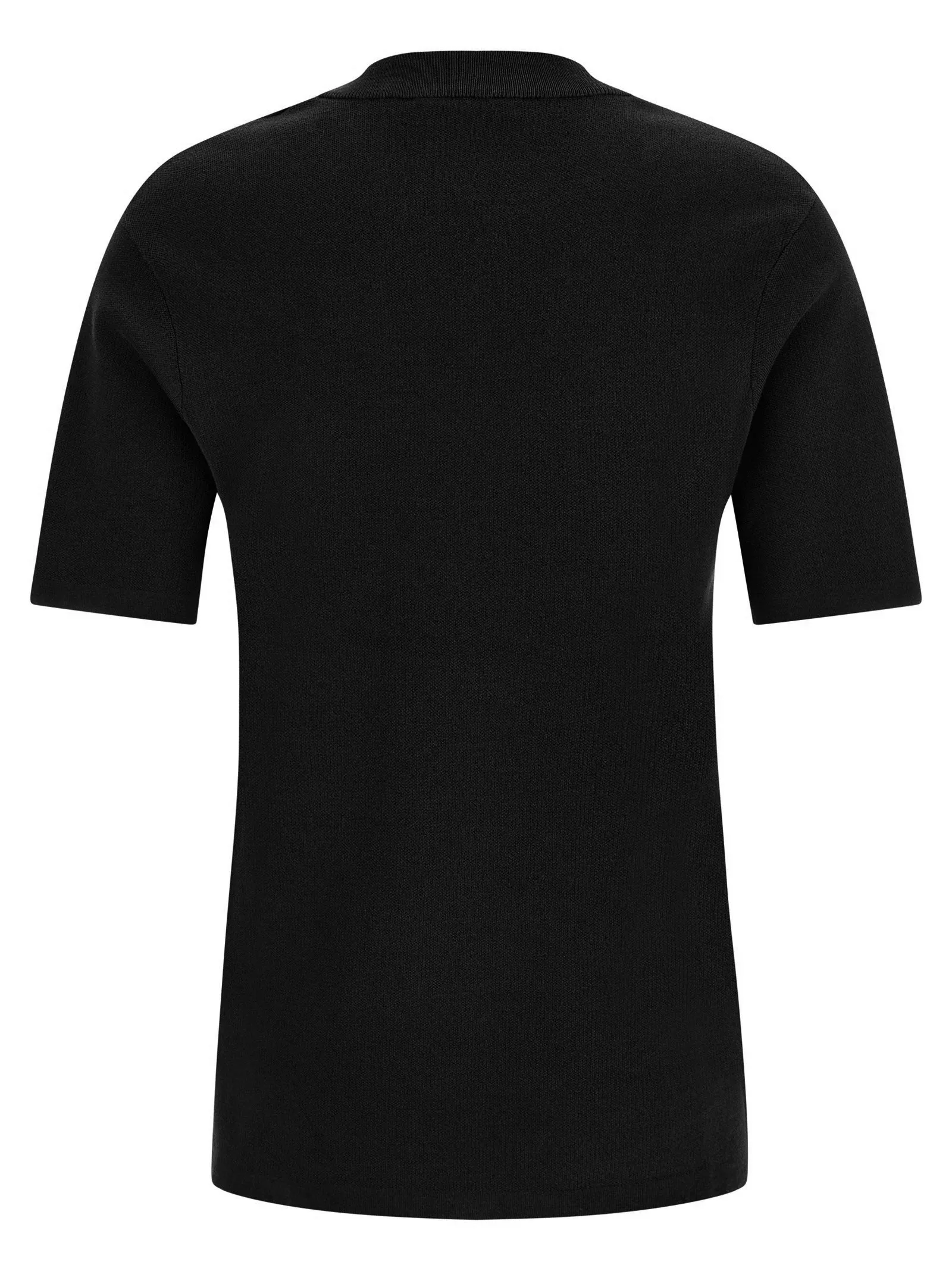 Mercerized Cotton T-Shirt Black sold by Wanan Luxury product image thumbnail 2