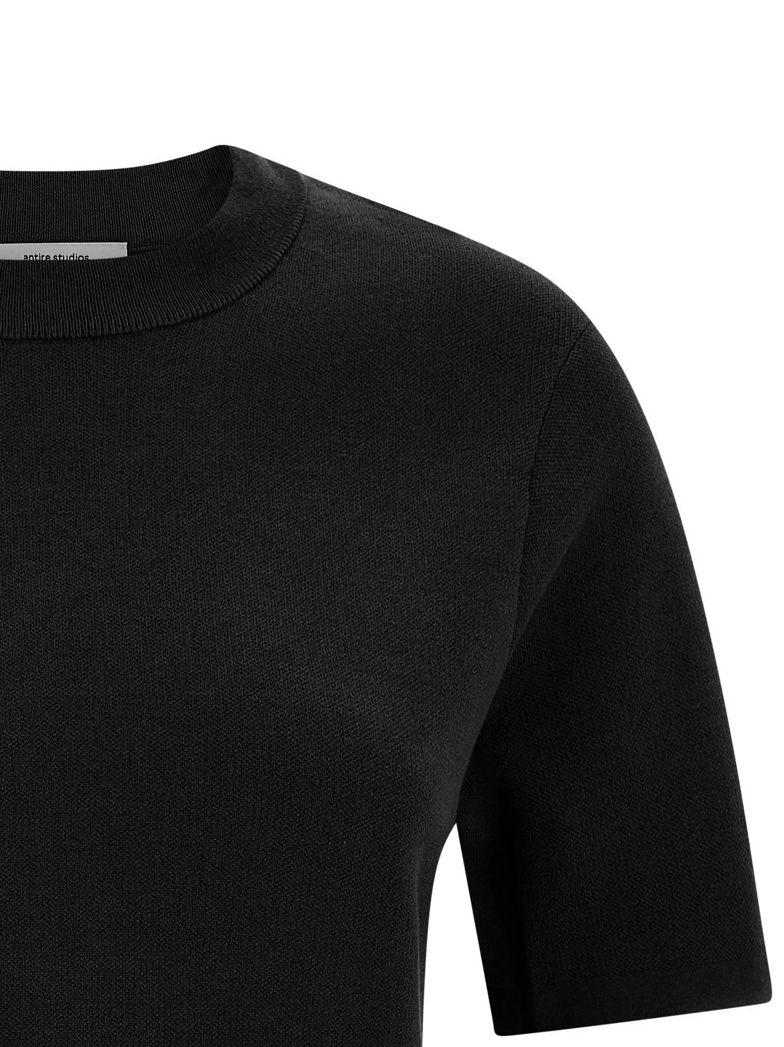 Mercerized Cotton T-Shirt Black sold by Wanan Luxury product image thumbnail 3