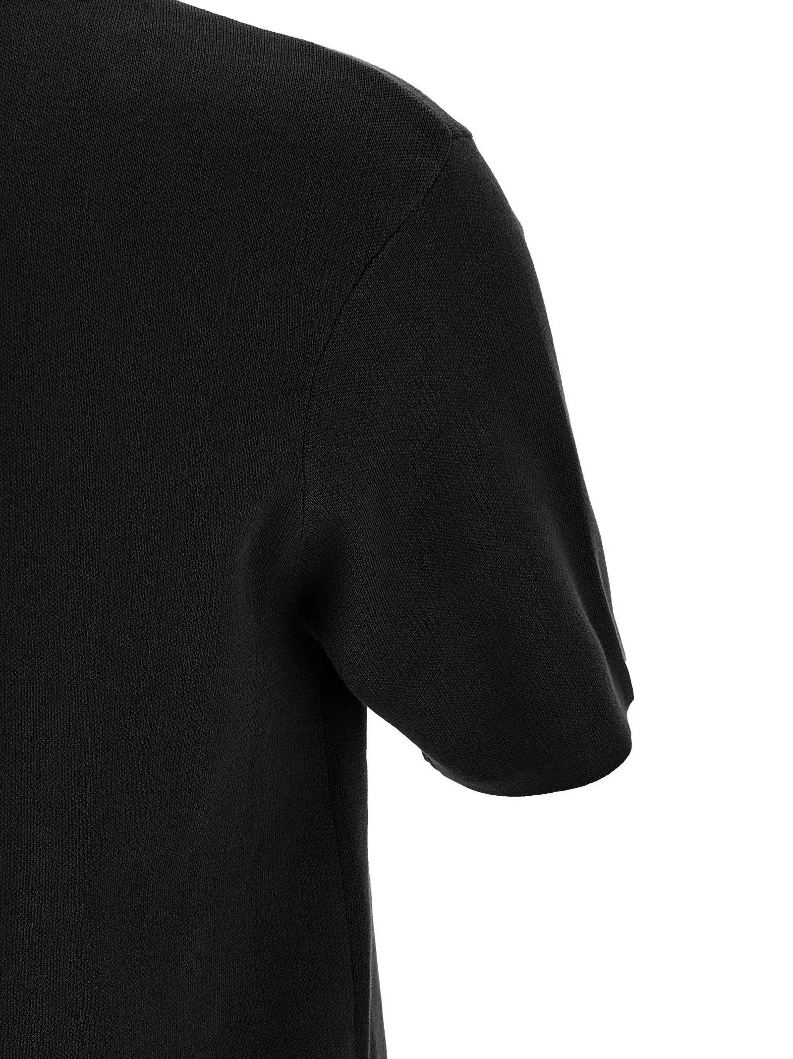 Mercerized Cotton T-Shirt Black sold by Wanan Luxury product image thumbnail 4