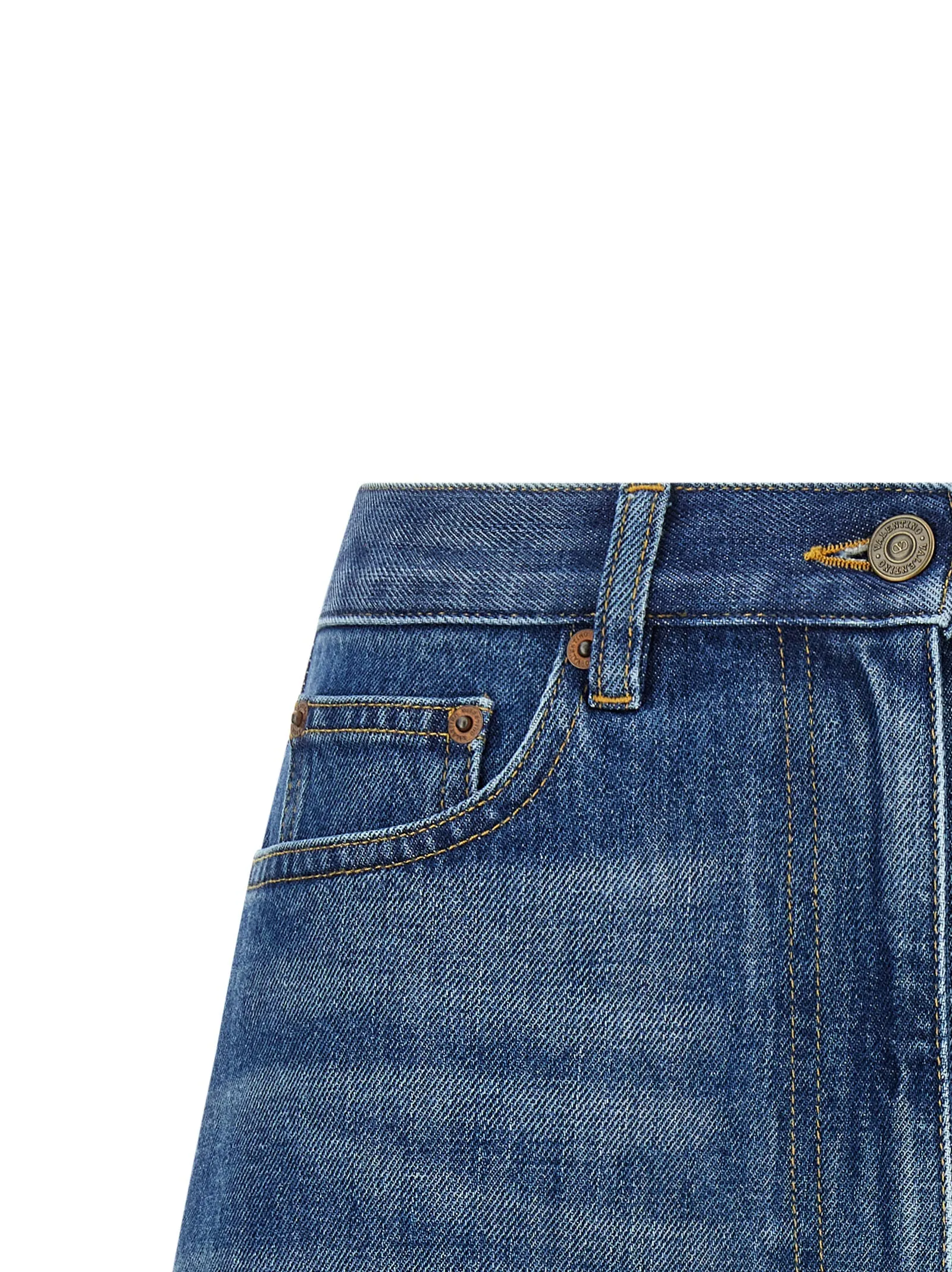 Valentino Garavani Vgold Shorts Bermuda And Short Blue sold by Wanan Luxury product image thumbnail 3