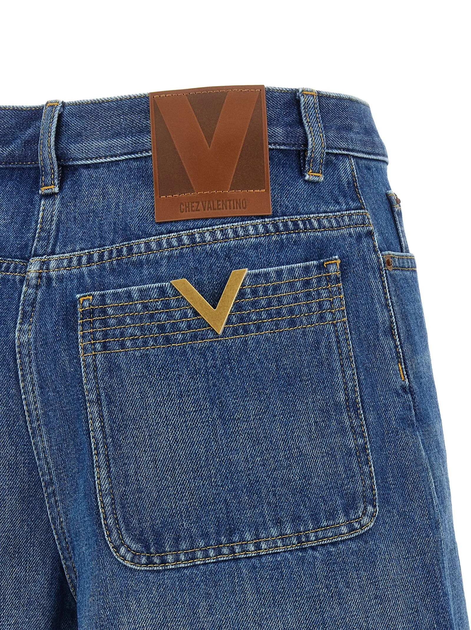 Valentino Garavani Vgold Shorts Bermuda And Short Blue sold by Wanan Luxury product image thumbnail 4