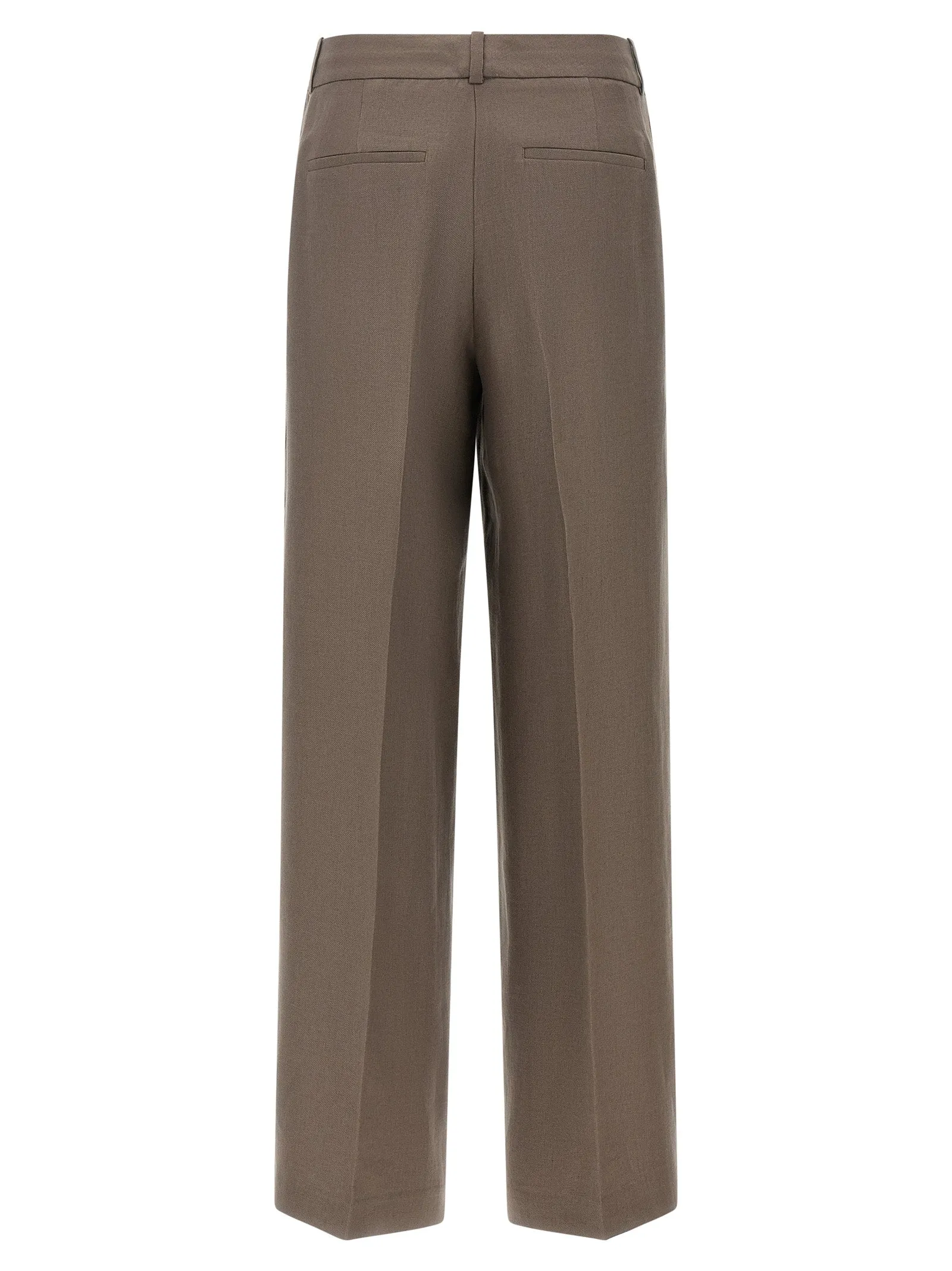 Linen Trousers Pants Brown sold by Wanan Luxury product image thumbnail 2