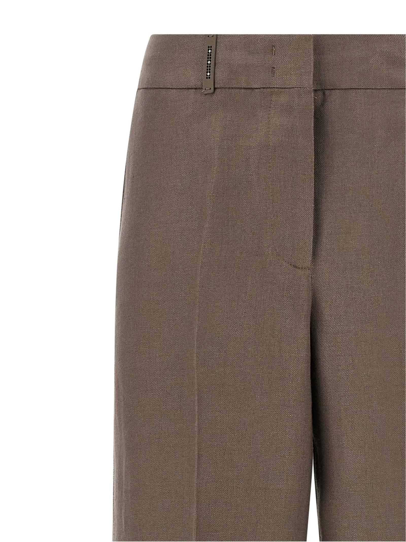 Linen Trousers Pants Brown sold by Wanan Luxury product image thumbnail 4