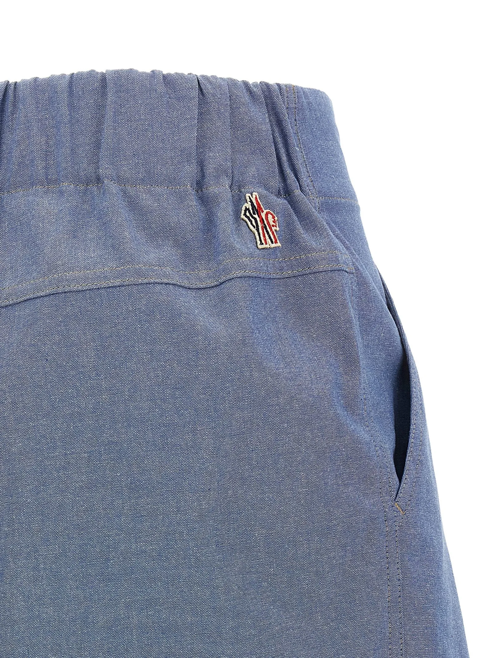 Chambray Cotton Shorts Bermuda And Short Light Blue sold by Wanan Luxury product image thumbnail 4