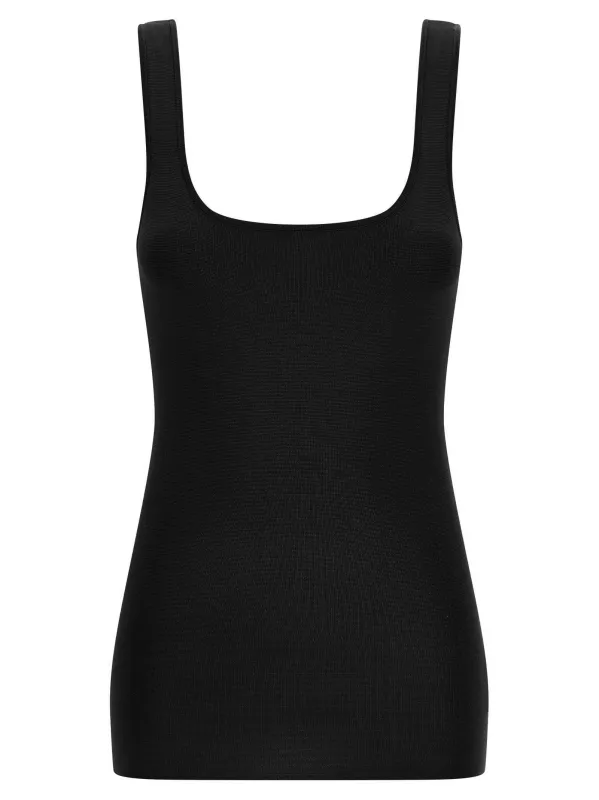 Square Neckline Top Tops Black made by Entire Studios