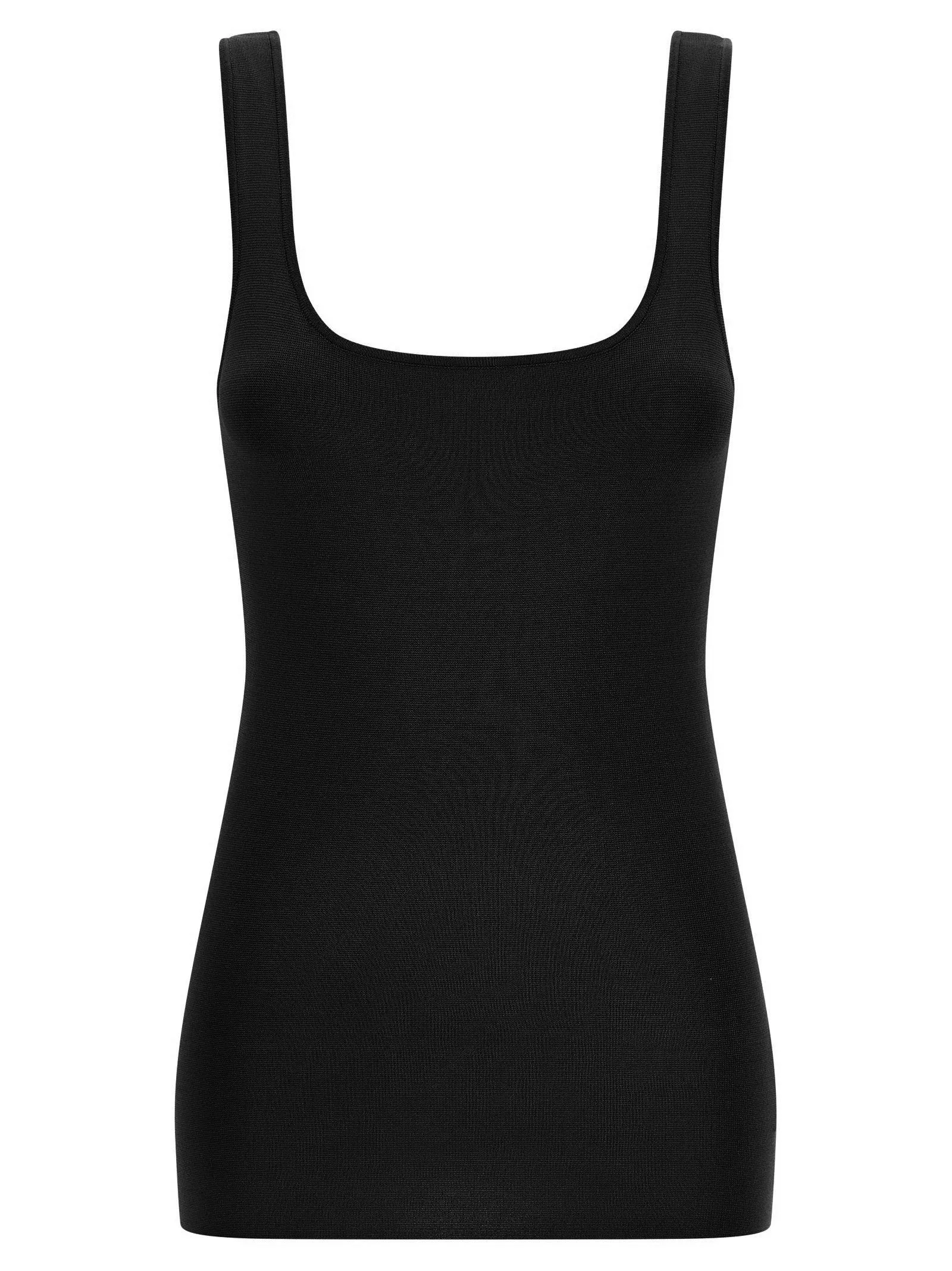 Square Neckline Top Tops Black sold by Wanan Luxury