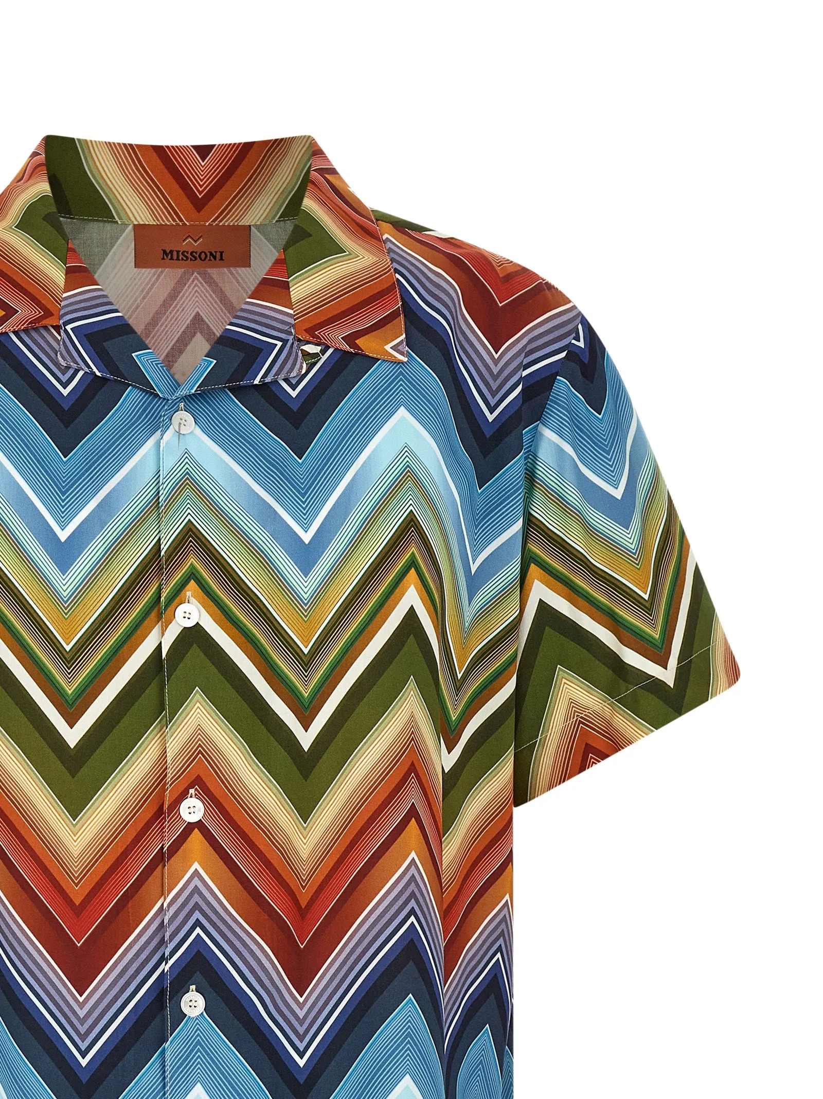 Macro Zigzag Shirt Shirt And Blouse Multicolor sold by Wanan Luxury product image thumbnail 3