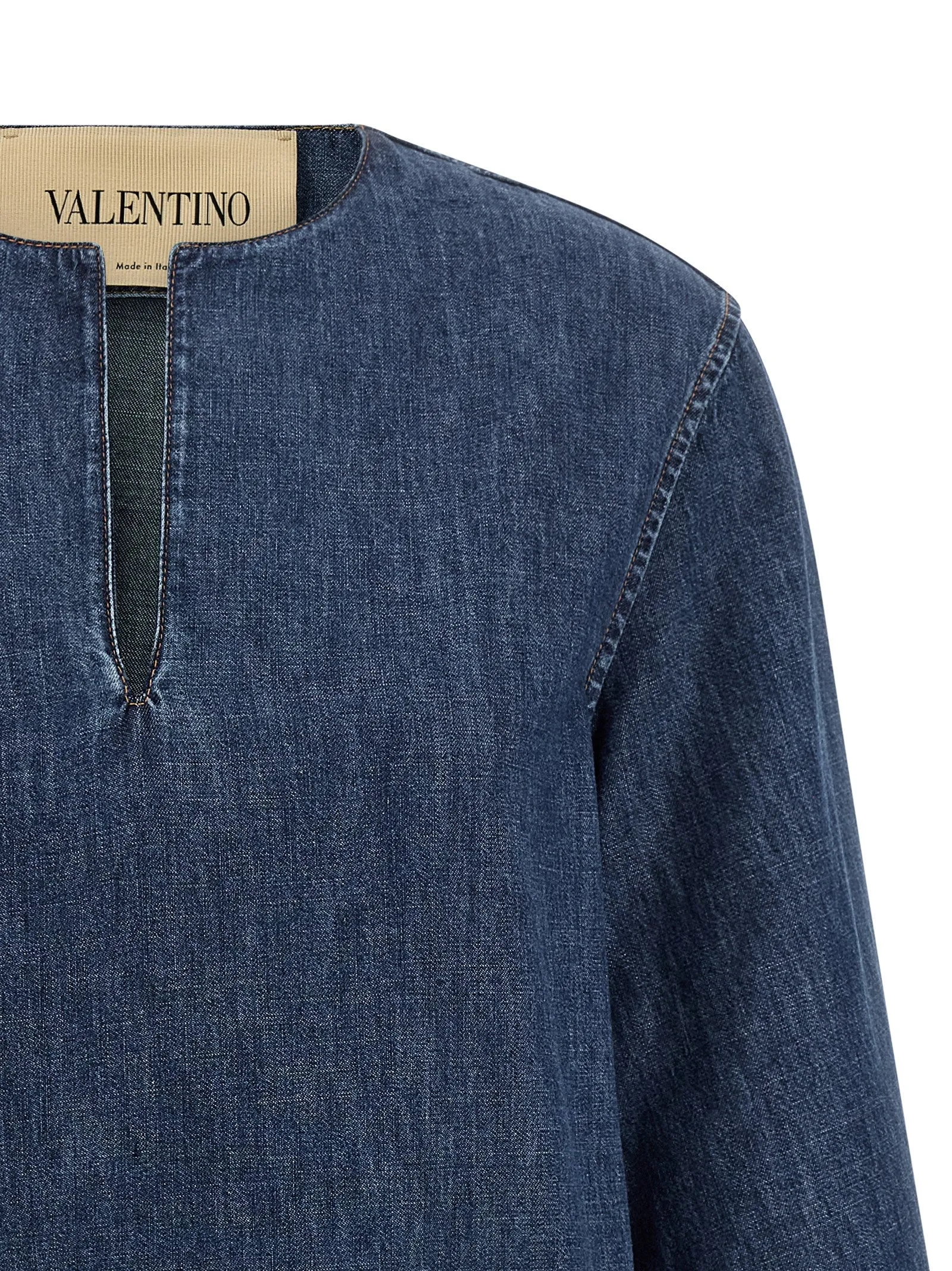 Valentino Garavani Vgold Dress Dresses Blue sold by Wanan Luxury product image thumbnail 3