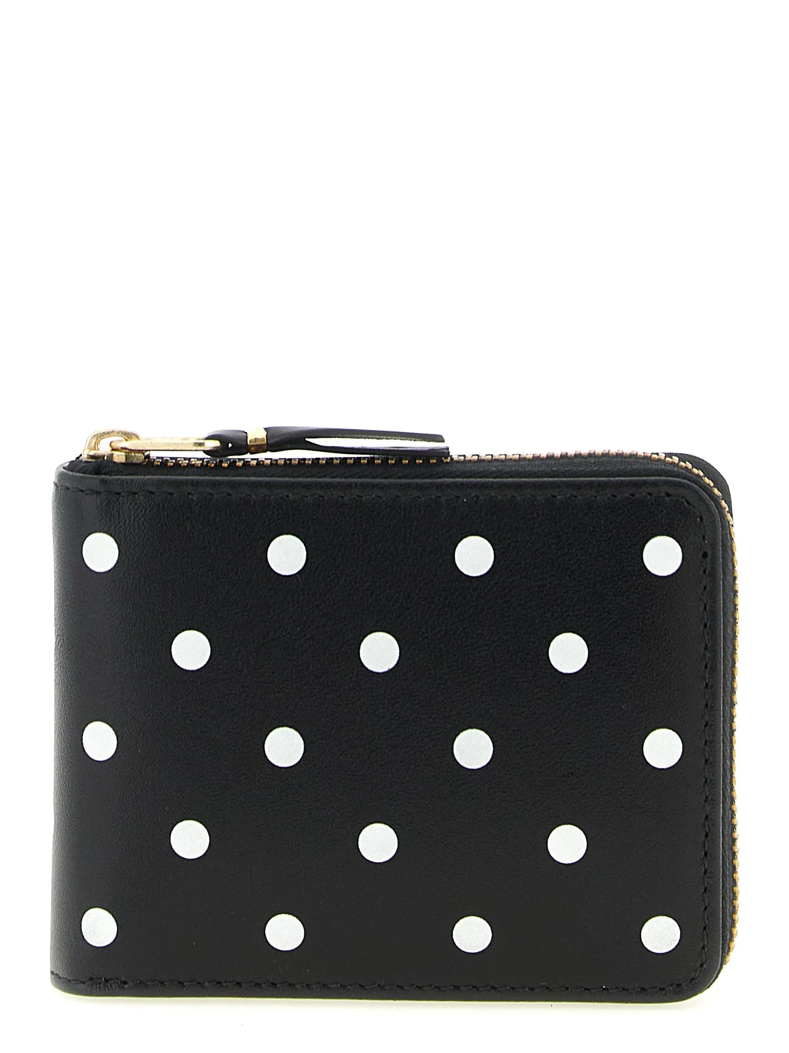 Polka Dots Printed Wallet Wallets And Card Holders White/Black sold by Wanan Luxury