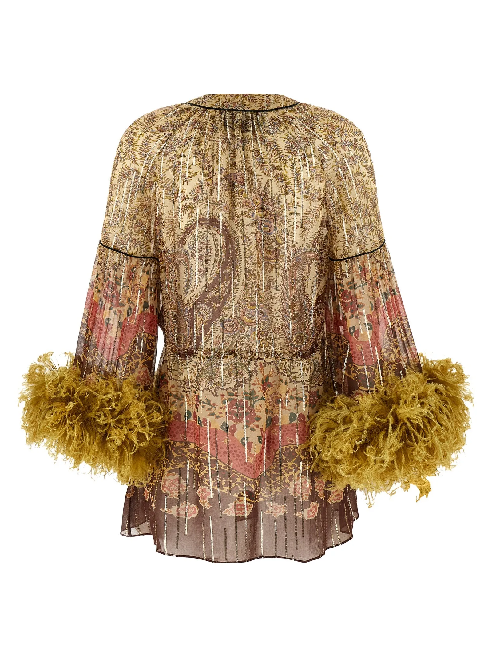 Voyage Imaginaire Paisley Tops Multicolor sold by Wanan Luxury product image thumbnail 2