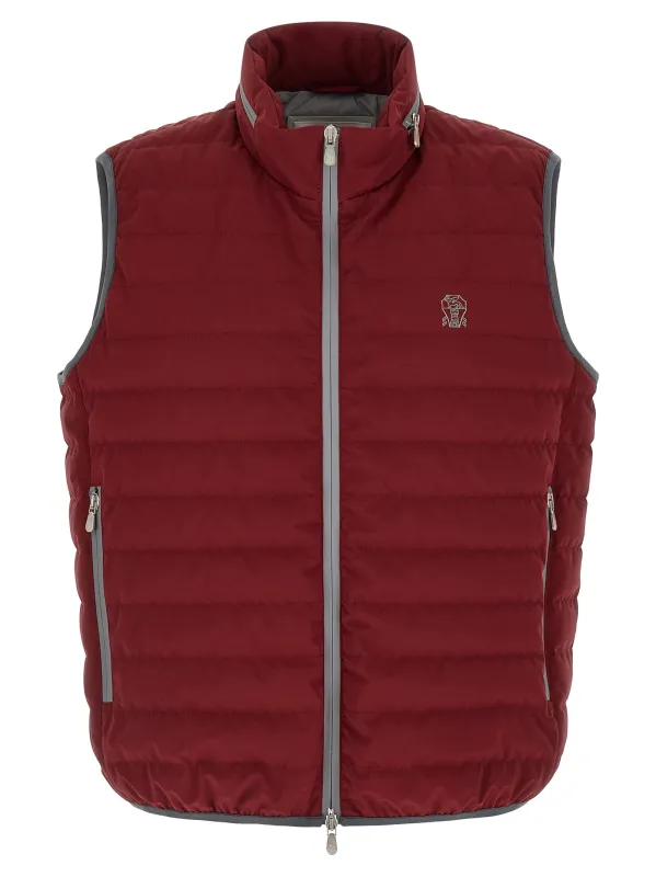 Logo Vest Gilet Red sold by Wanan Luxury