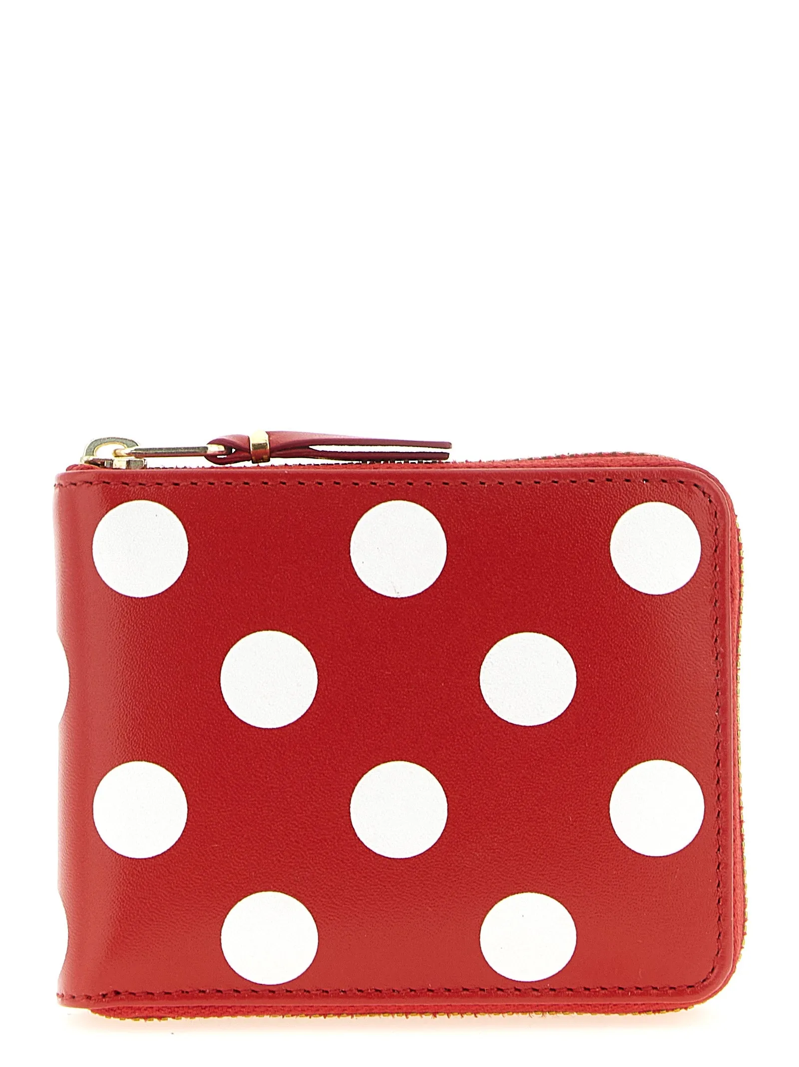 Polka Dots Printed Wallet Wallets And Card Holders Red sold by Wanan Luxury