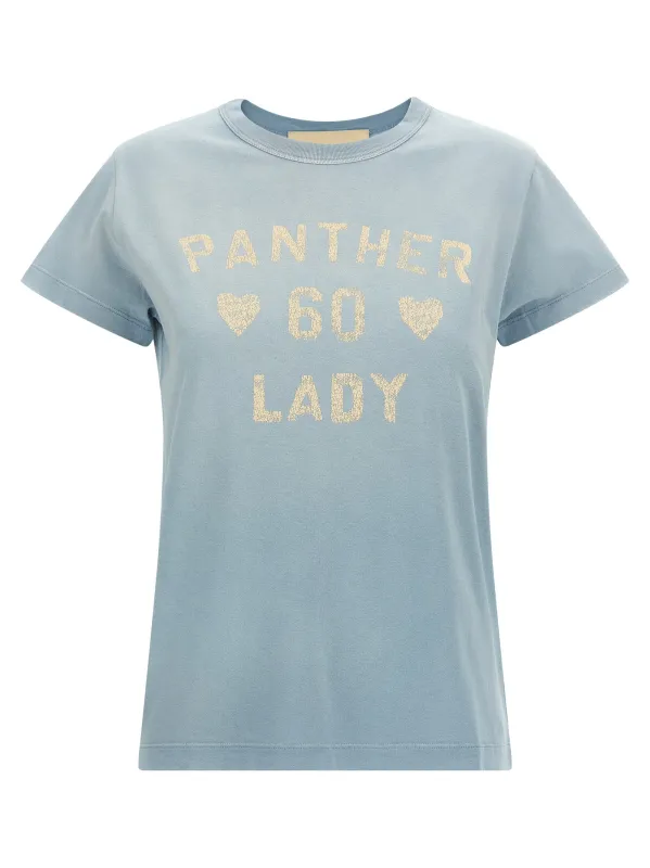 Panther Lady T-Shirt Light Blue sold by Wanan Luxury
