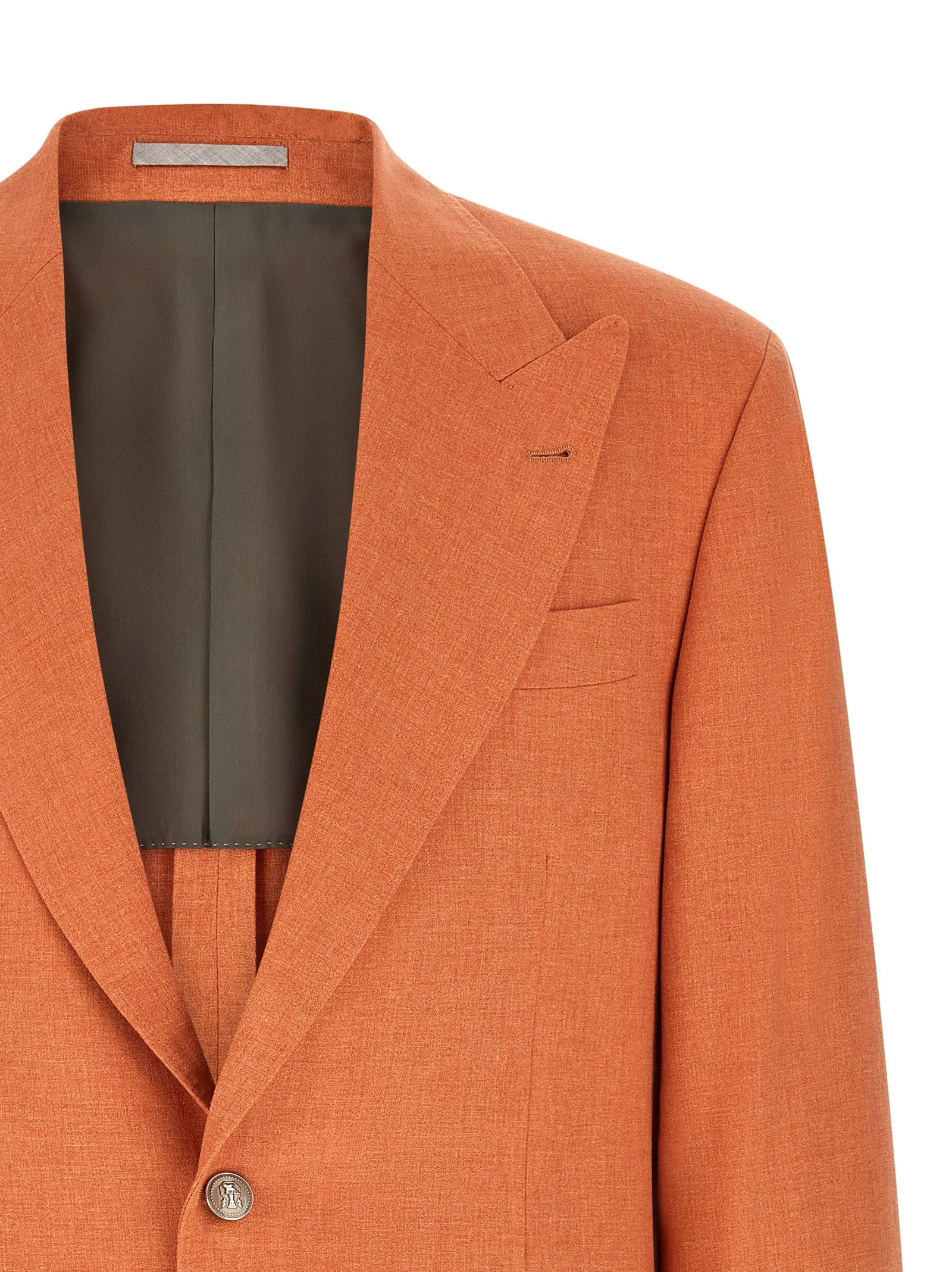 Mouliné Canvas Blazer Orange sold by Wanan Luxury product image thumbnail 3