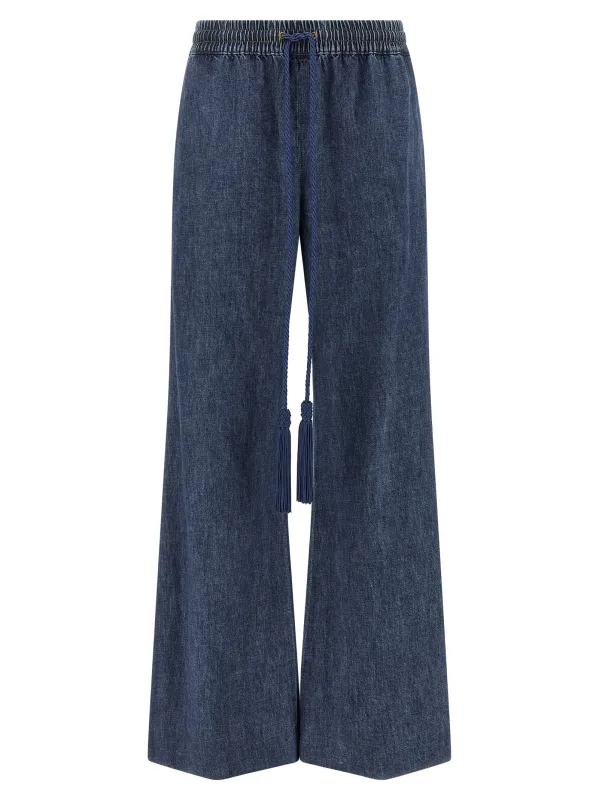 Valentino Garavani Vgold Jeans Blue sold by Wanan Luxury