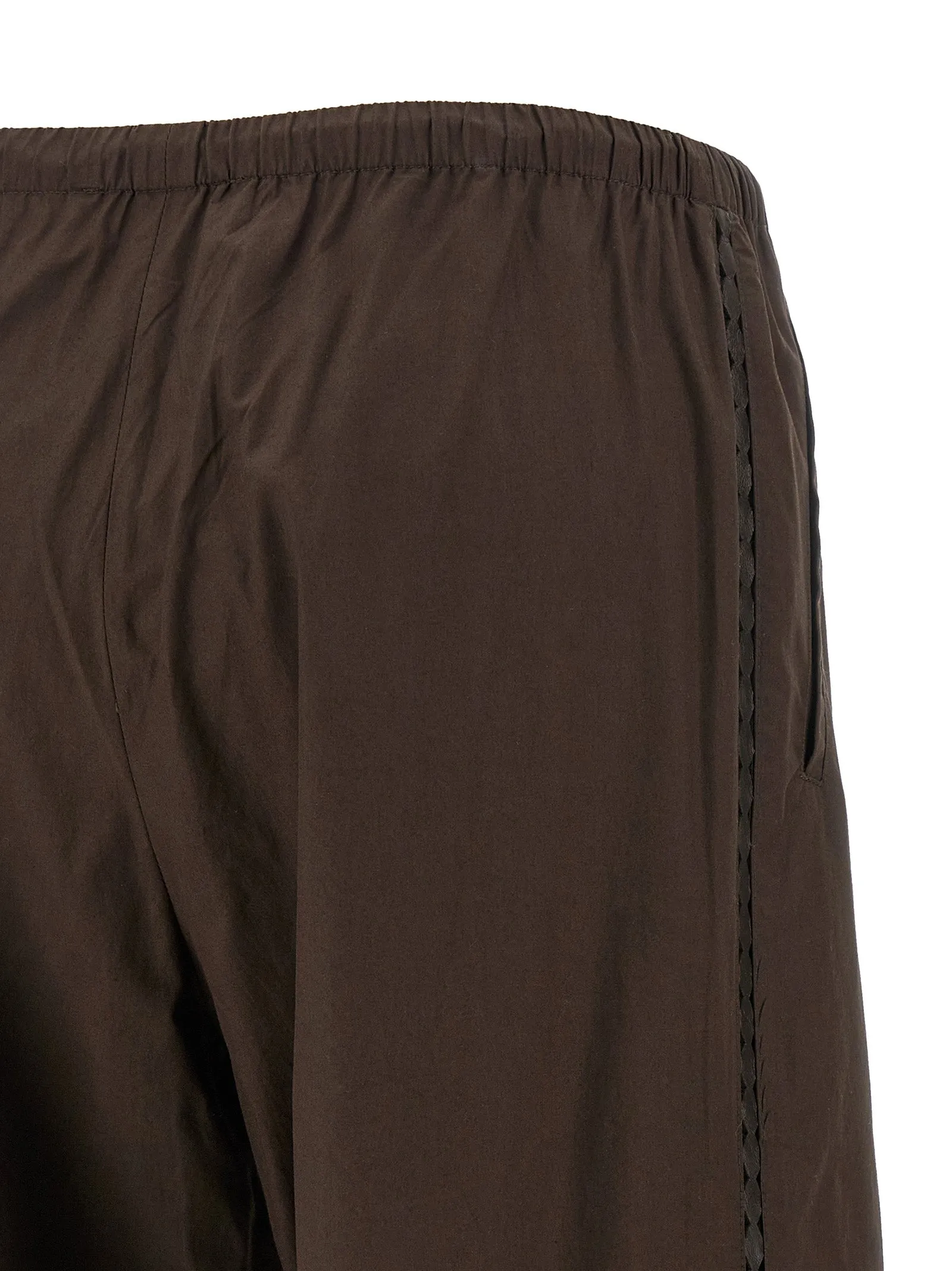 Leather Insert Pants Brown sold by Wanan Luxury product image thumbnail 5