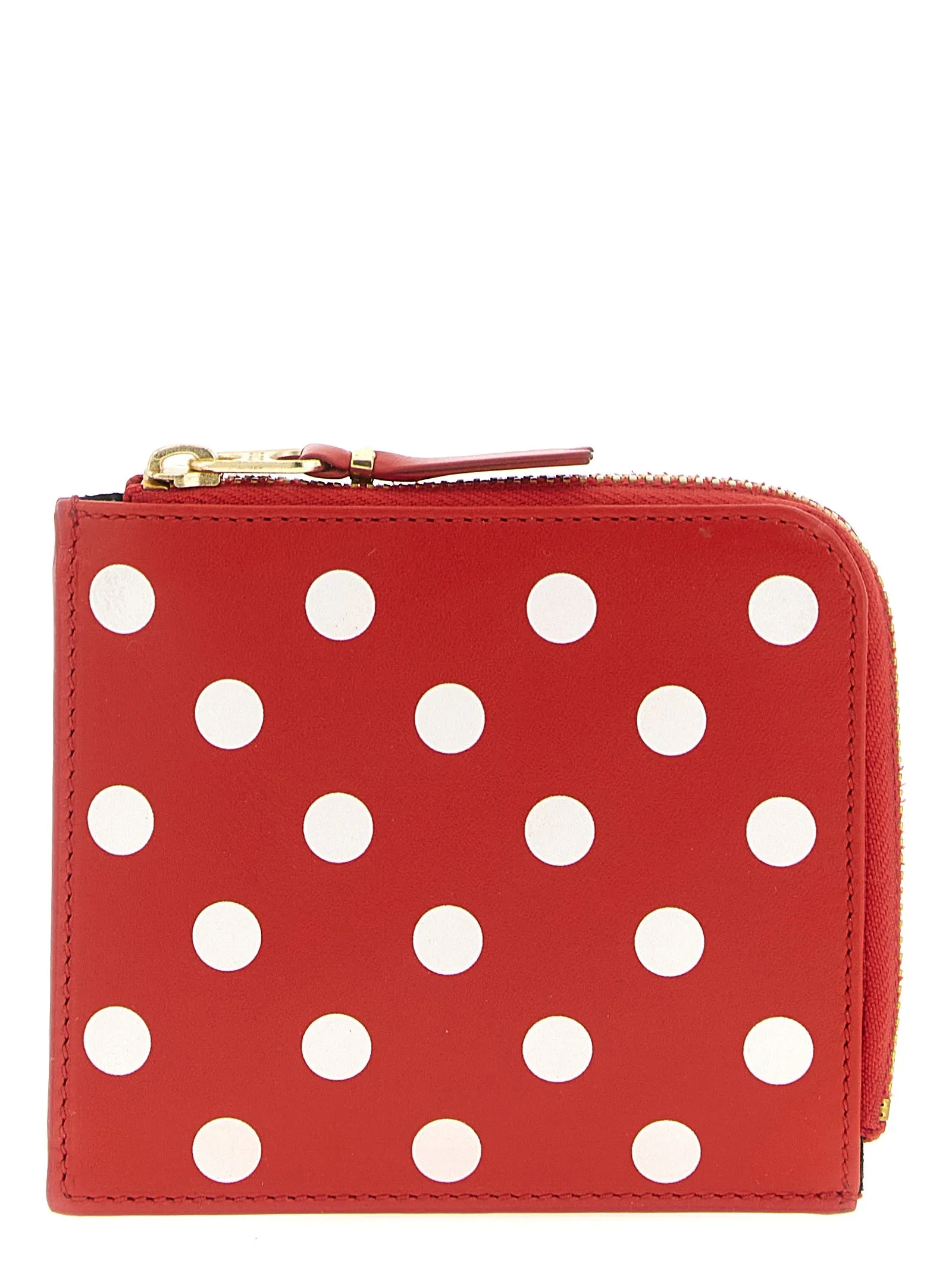 Polka Dots Printed Wallet Wallets And Card Holders Red sold by Wanan Luxury