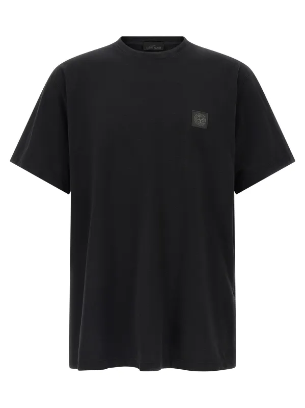 Logo Compass T-Shirt Black made by Stone Island