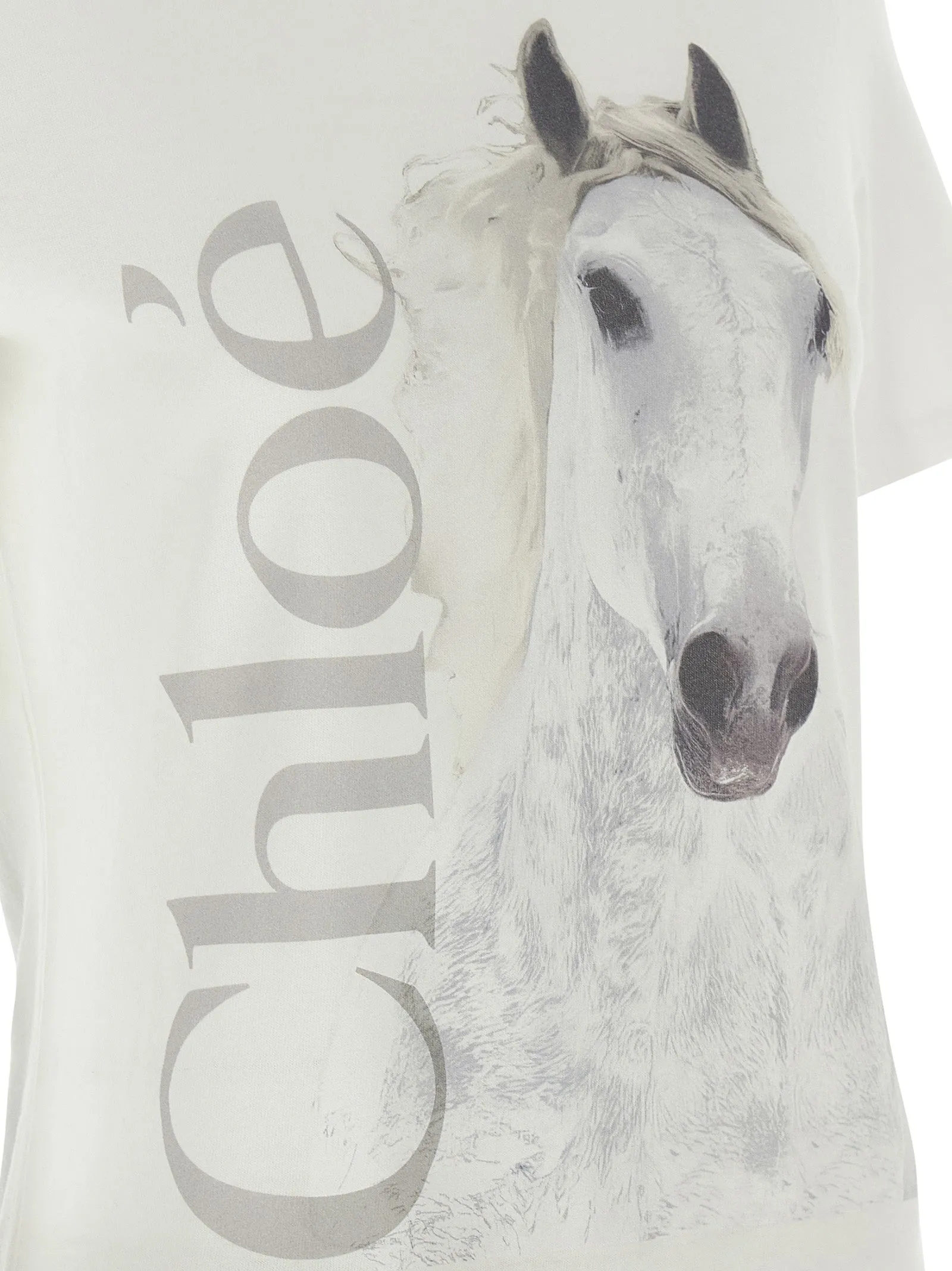 Printed T-Shirt White sold by Wanan Luxury product image thumbnail 4